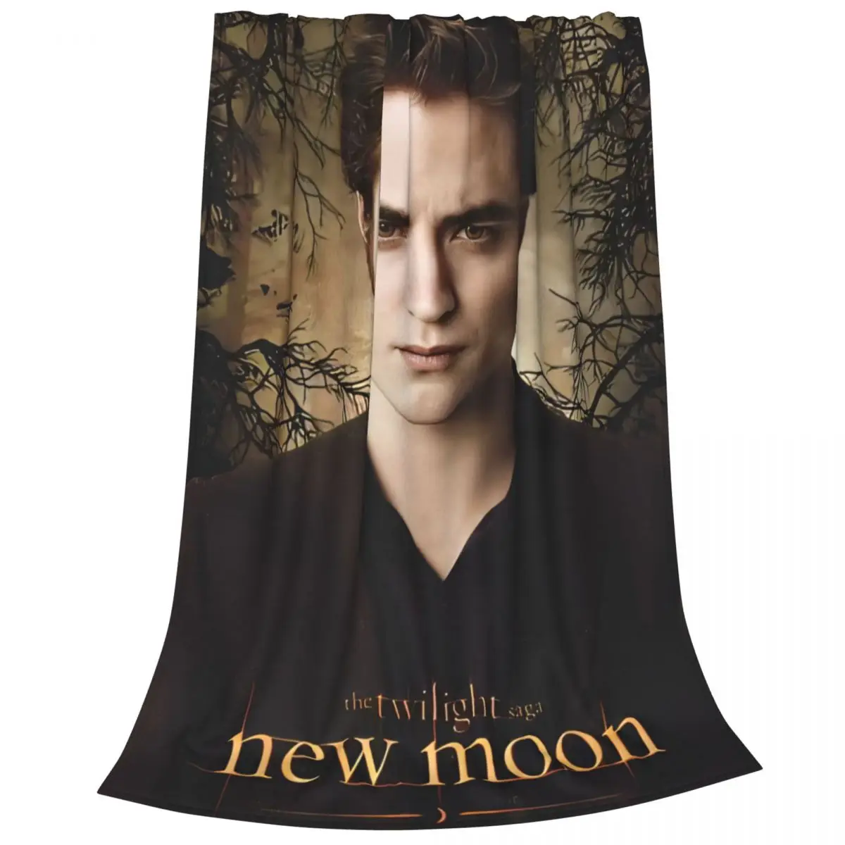 The Twilight Saga Blankets Flannel Summer Edward Multi-function Super Soft Throw Blankets for Bed Travel Rug Piece 3