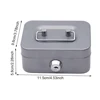 Metal Money Box with Key Lock Money Saving Box 4.53x3.78x2.28inch Coin Container Small Storage Box for Adults and Kids 6