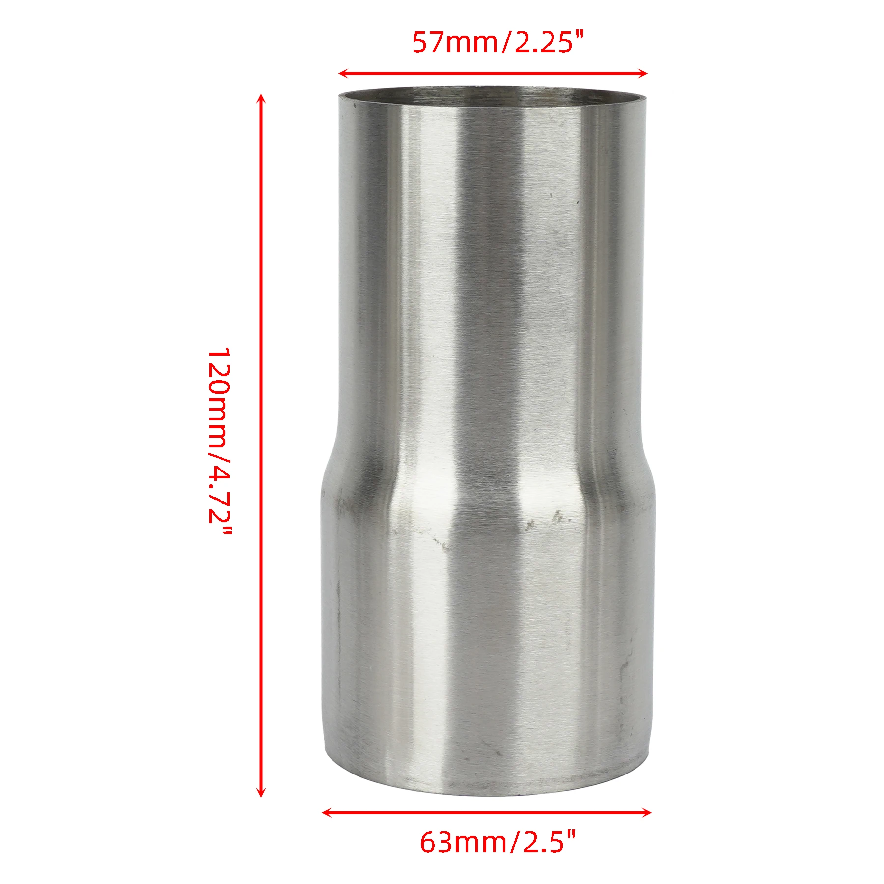 Universal Stainless Steel Exhaust Reducer Connector Pipe Adapter