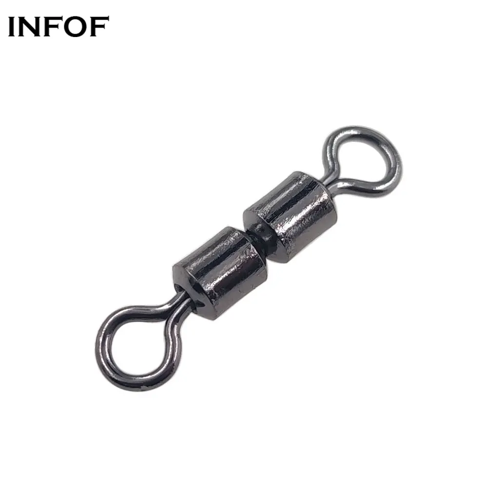 

Anti-rust Fishing Swivels High Speed Double Rolling Swivel Hook Fishing Connector Carp Fishing Accessories Terminal Tackle