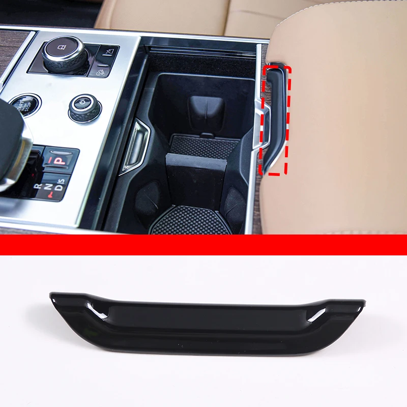 Per 2023 Land Rover Range Rover Vogue Sport Abs Nero Car Styling Car Bracciolo Box Interruttore Copertura Adesivo Accessori Interni Auto