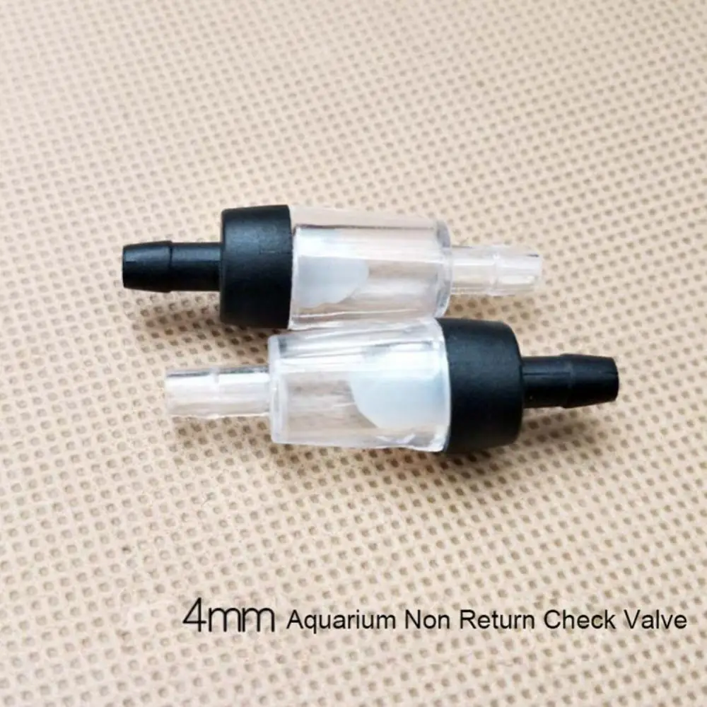 Aquarium One Way Check Valve Non-Return Air Pump CO2 System Air Pump Pipe Fitting 10pcs