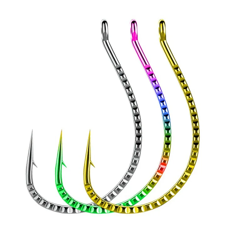 

10Pcs Multiple #2 #1 #1/0 #2/0 #3/0 Drop Shot Hooks Wacky Worm Fish Hooks Offset Circle Hooks for Any Finesse Style Soft Plasti