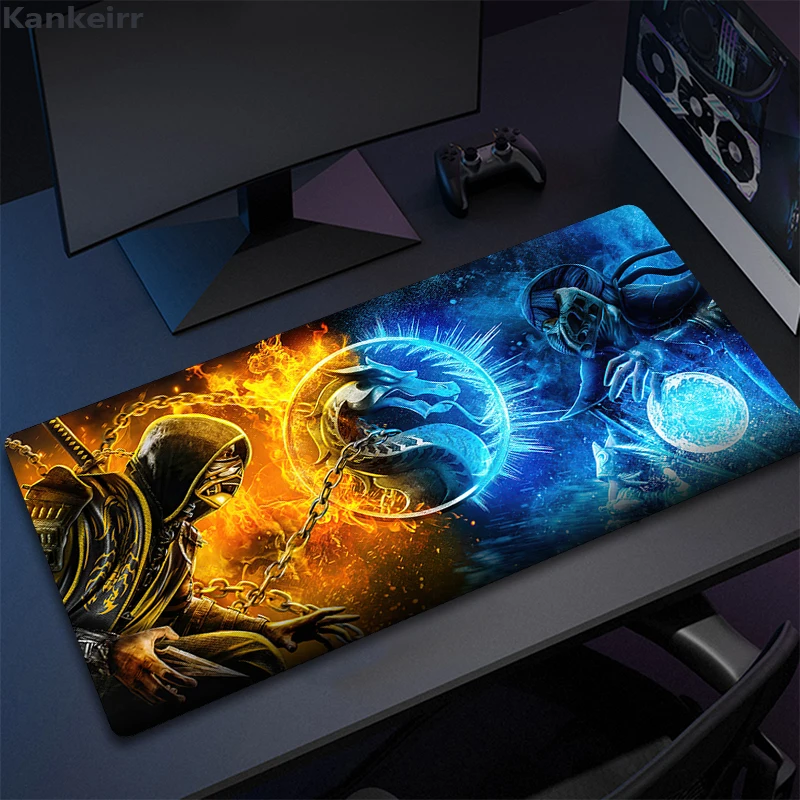 

Xxl Large Anime Mouse Pad Gaming Accessories Desk M-Mortal Kombat Mousepad Xl Pc Gamer Deskmat Keyboard Mat Mats Cute Mausepads