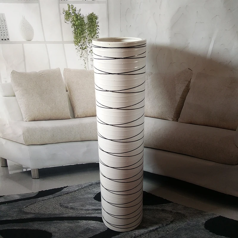 

Grand Floor Nordic Vase Minimalistic Ikebana Ceramic Vases Modern Hydroponics Decoracion De Hogar Room Decoration Aesthetic