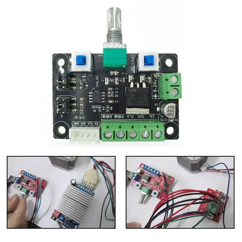 DC8-24 V Stepper Motor Pulse Signal Generator Module For Stepper Motor Driver Controller Speed Regulator