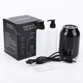 Massage Oil Warmer Electric Massage Oil Warmer LED Display Lotion Warmer Digital Lotion Cream Heater With Timer for Lotion Cream 5