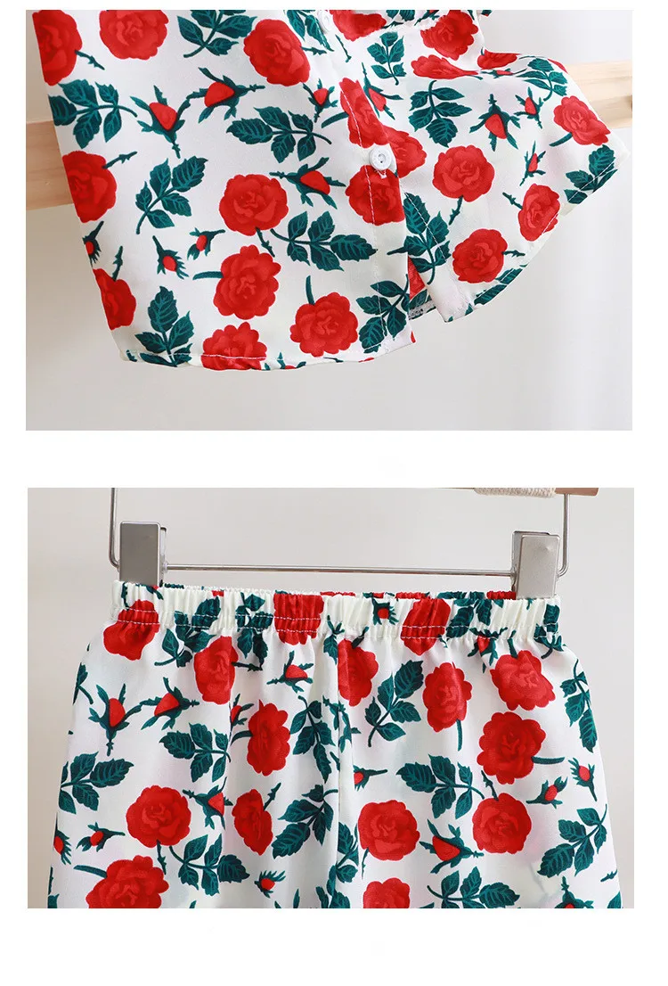 2PC Summer Baby Boys Clothes Set Children Boys Cartoon T-shirts + Shorts  Beach Outfits Kids Boys Tracksuits Vacation Suits