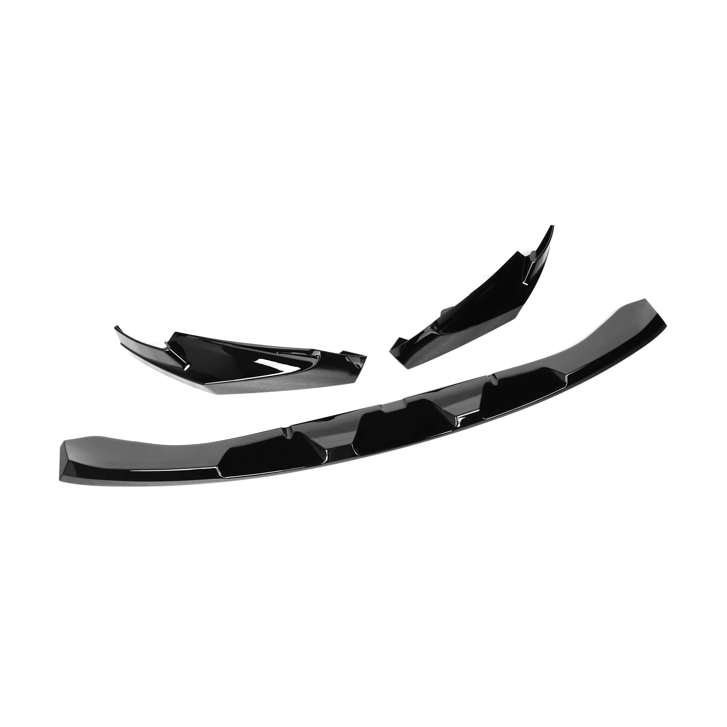 ABS 자동차 부품 MP 스타일 글로스 블랙 프론트 립 3PCS 프론트 범퍼 립 스플리터 (M3 G80 M4 G82 G83 2021+ 용)