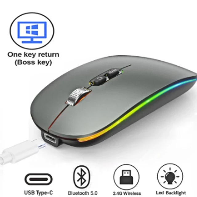 Souris Bluetooth 10.3 sans fil, Rechargeable, pour Samsung Galaxy