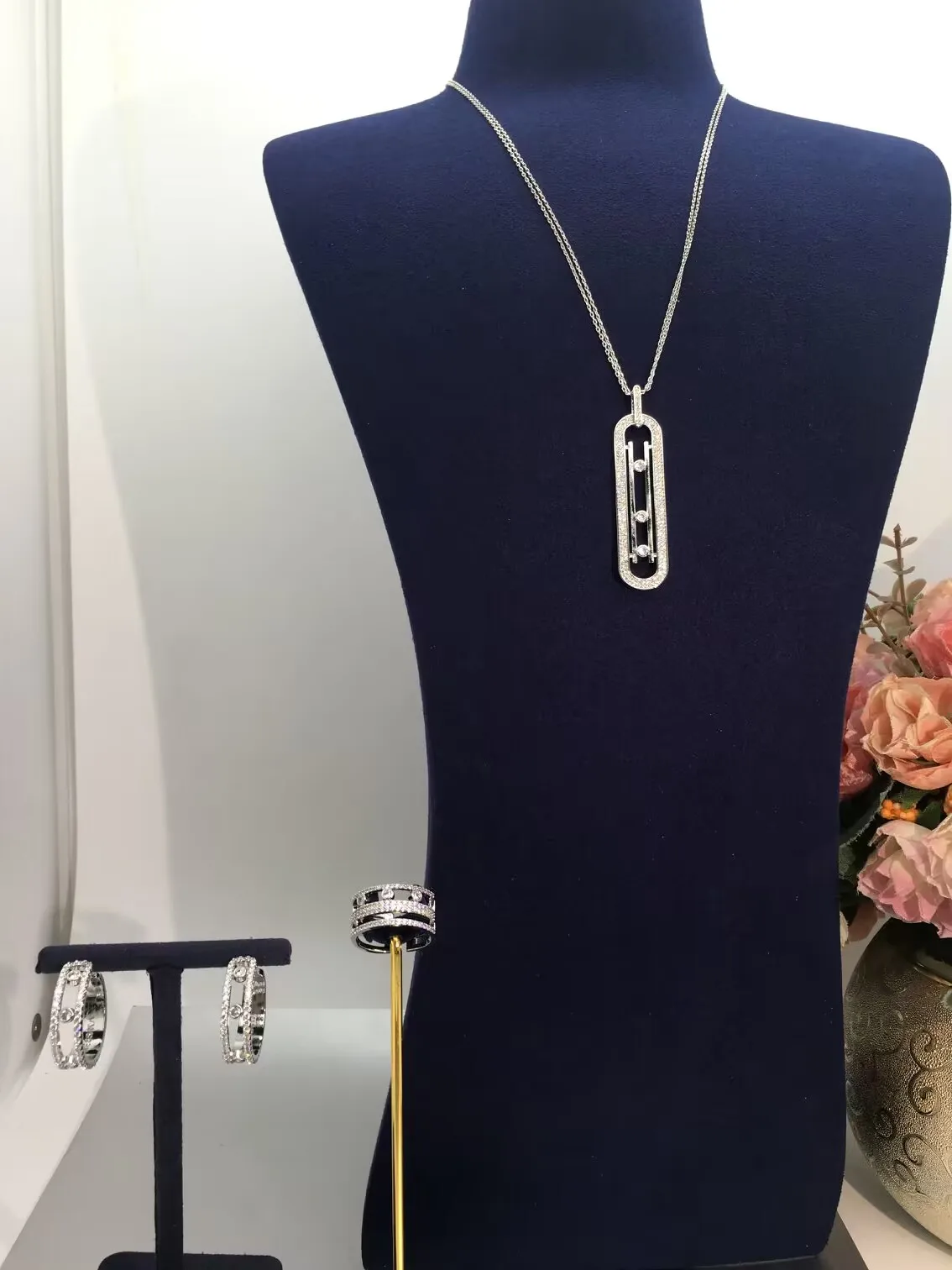 Bridal Jewelry Sets Zirconia Full For Women Party CZ Crystal Wedding