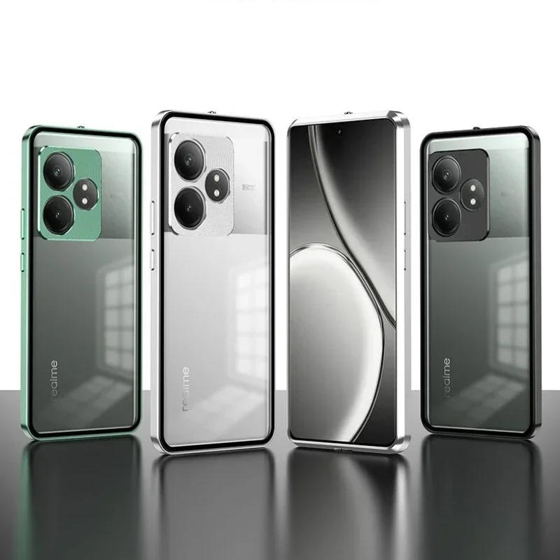 Aluminium Alloy Metal Frame Shockproof Clear Back Case