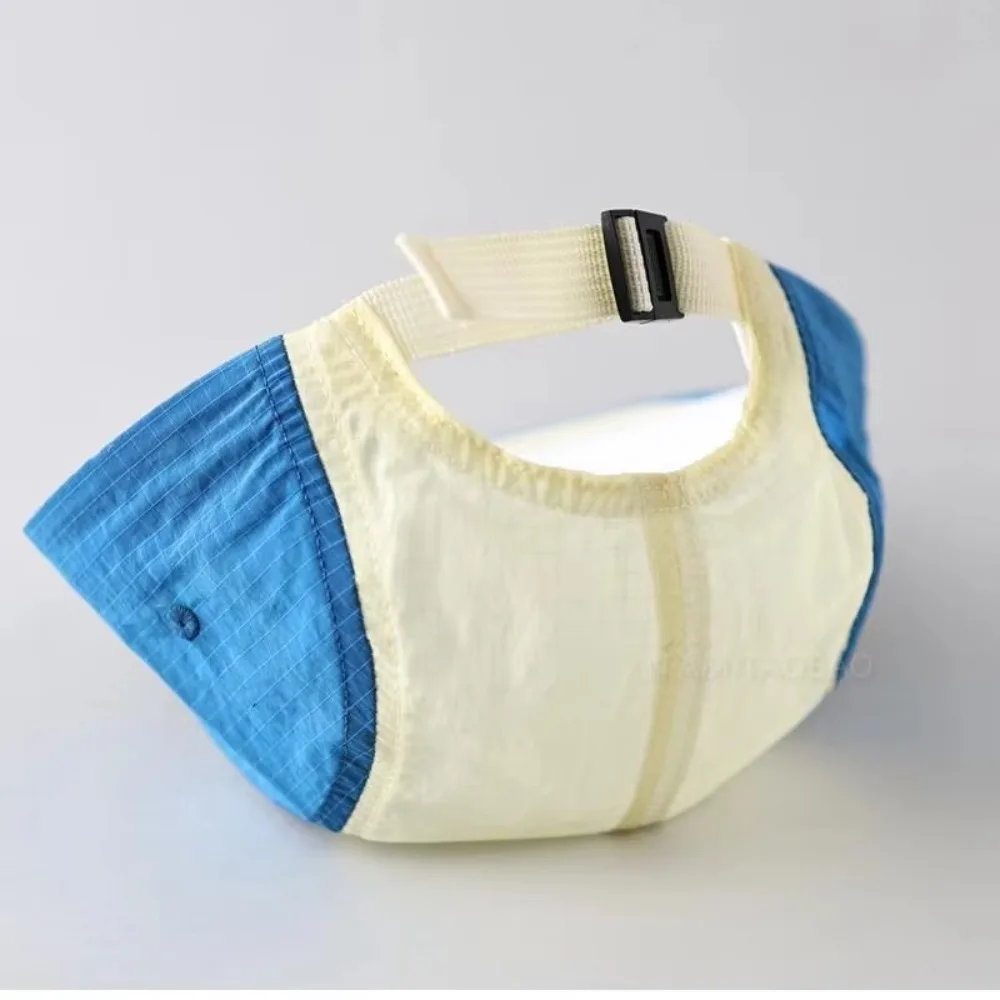 Waterproof Japanese Style Splicing Baseball Cap Quick-drying Adjustable Snapback Hats 5-Panel Thin Sun Visor Cap Unisex