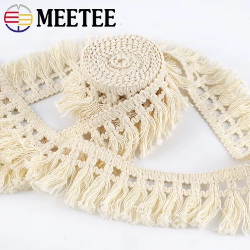 Bordo In Nappa Di Cotone Bianco 1,5 Metri - Frangia Per Decorazioni Fai Da Te, Tende, Abbigliamento (larghezza 40 Mm)