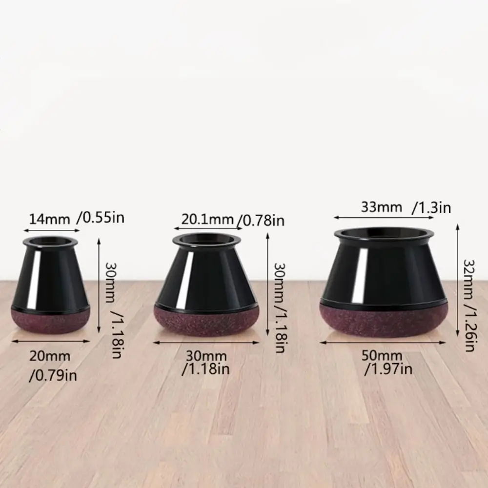 Non-Slip Felt Bottom Chair Leg Floor Protectors with Noise Reduction