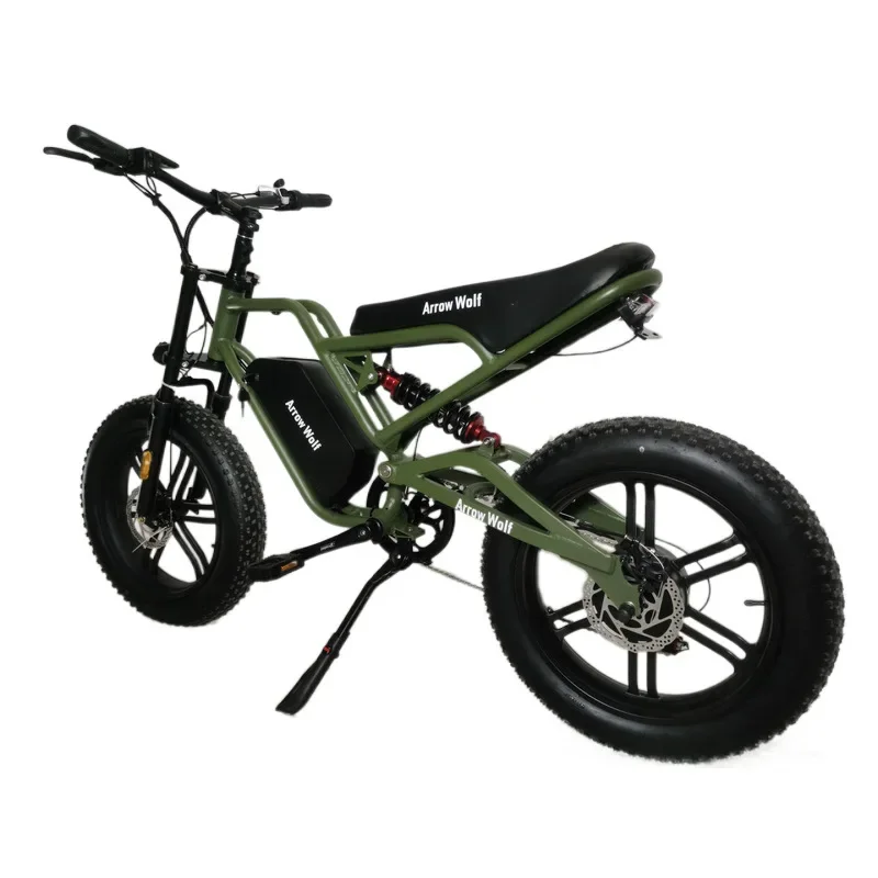 Snow off-road electric moped Off-road snow electric bicycle Snow bicycle trailer bracket