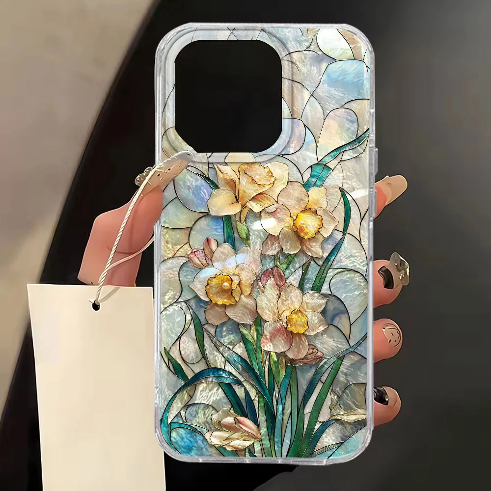 Full-Screen Floral Design Girls Phone Case