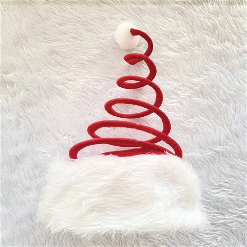 Christmas Spring Hat Santa Claus Costumes Hats Headwear Santa Cap Christmas Party Supplies Props Cosplay Hat