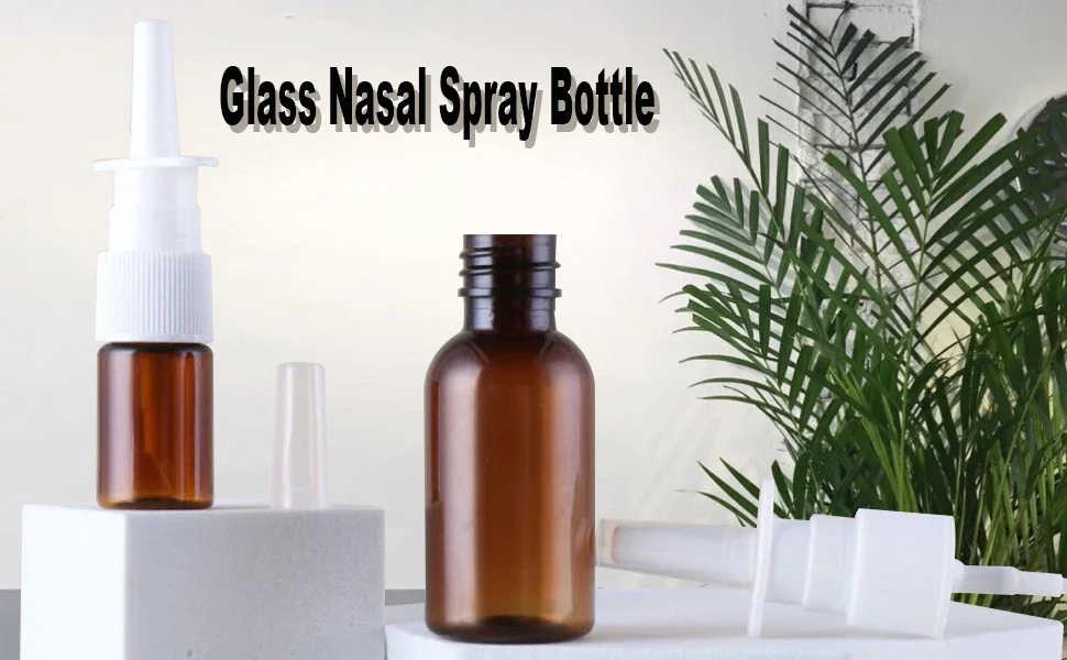 Set 10 Flaconi Spray Nasale 10ml - Contenitori Plastica Per Oli Essenziali E Liquidi, Nebulizzatore Fine