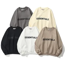 

Essentials Hooded Sweater Designer Merk Jerry Lorenzo Rubber Printed Letters Hiphop Losse Unisex High Quality Cotton