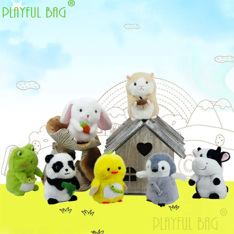 Electric Plush Toys Animal Cute Rabbit Duck Penguin Panda Frog Hamster Dance Talk Interactive Robot Child Gift Pet Figure VD106