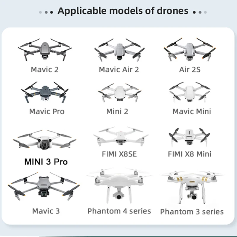 Feu de position LED pour drone, 7 couleurs, batterie 90mAh, sécurité vol nocturne