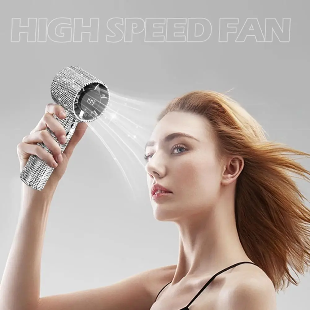 Diamond handheld Fan.