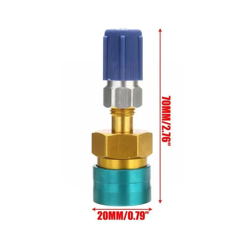 R1234yf To R134a Low Side Fitting Hose Adapter Quick Car Air Conditioning Refrigerant Connector Coupling And Quick Easy K5l4