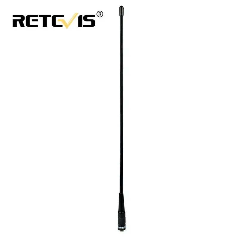 Retevis RHD-771 Dual Band Gain Antenna Wide Band Flexible Antenna for H777 Kenwood 9030 Walkie Talkie Radios Accessories baofeng bf 666s bf 777s bf 888s two way radio belt clip for retevis h777 walkie talkie back clamp accessories