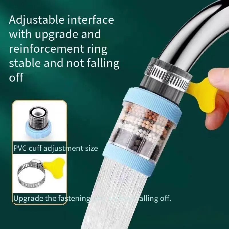 Detachable Washable Six-layer Filter Faucet Universal Water Purifier Household Tap Water Filter Splash-proof Shower Head water purifier filter,water purifier faucet