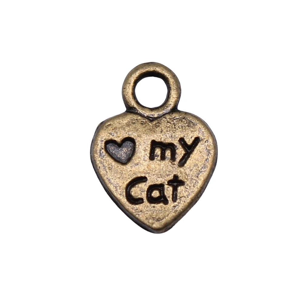 Cat Paw Charms for Jewelry Making 8x12mm - Image 4