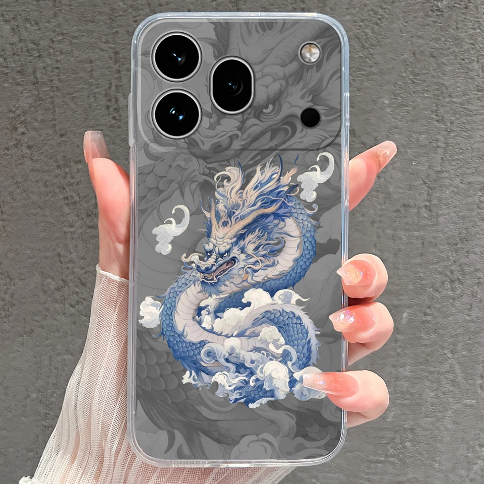 Cute Little Prince Anti-Slip Durable Transparent Phone Case - Silicone TPU Protective Shell