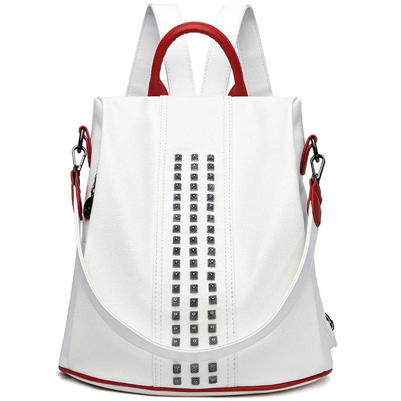 

XZAN Genuine Brand Fashion Ladies Backpack Luxury Designer Casual Lides Shoulder Bag High Quality School For Teenagers