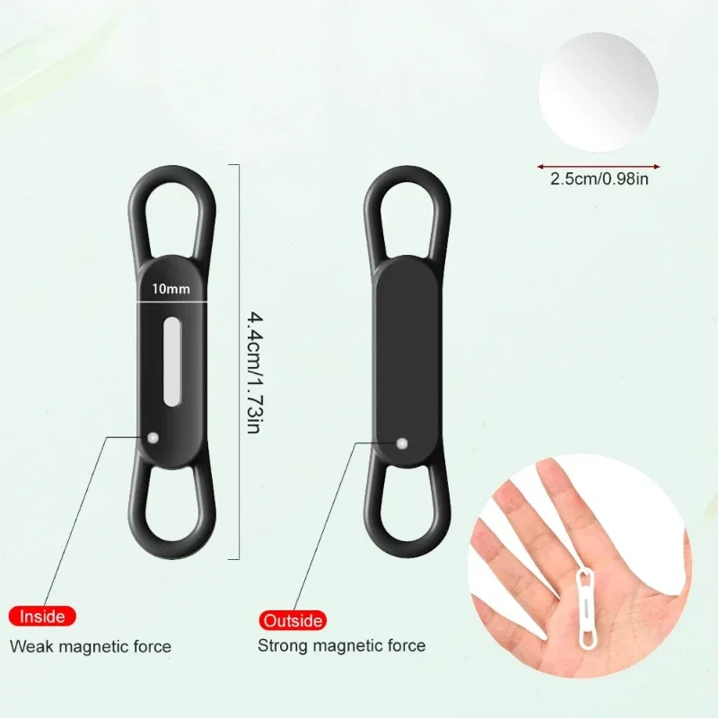Pen Holder 1 5PCS Magnetic Pen Pencil Holder Silicone Adjustable Pen Holder Desk Refrigerator Whiteboards Office Desk Accessories