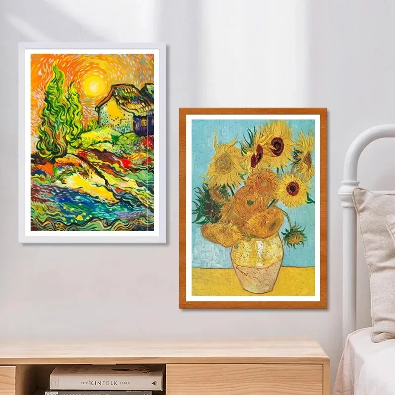 Maxrenard Jigsaw Puzzle 500 Pieces for Adults Kid Van Gogh Portrait Toy Family Game Famous World Oil Painting Home Decoration 5