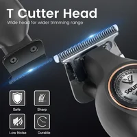 Hair Clippers for Men Cordless Professional Barber Clipper Hair Cutting Kit with 3 Guide Combs for Haircut, Trimming & Grooming 2