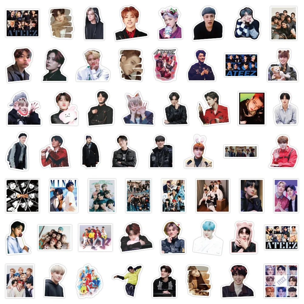 Kpop Idol Sticker Set - Decorative Fan Gift Collection (110 Pieces)