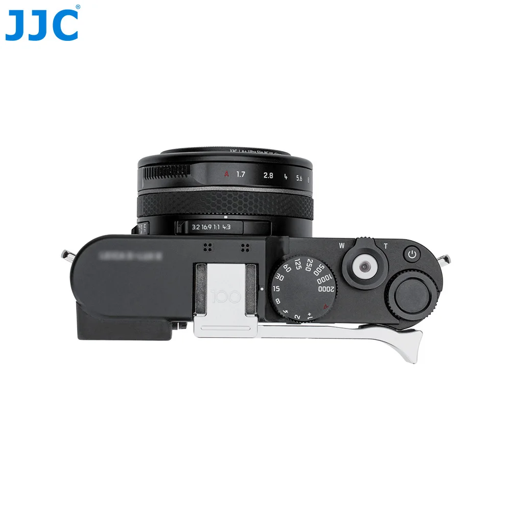 JJC Daumengriff aus Aluminiumlegierung und Metall für Leica D-LUX8 Kamera mit Blitzschuh-Abdeckung, Schutz, Daumengriff, Holer – Detail 16