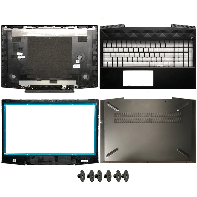 Laptop Lcd Tampa Traseira Moldura Frontal Palmrest Superior Caixa Inferior hp Pavilion 15 15-cx Tpn-c133 L20315001 L20313-001 L20314-001