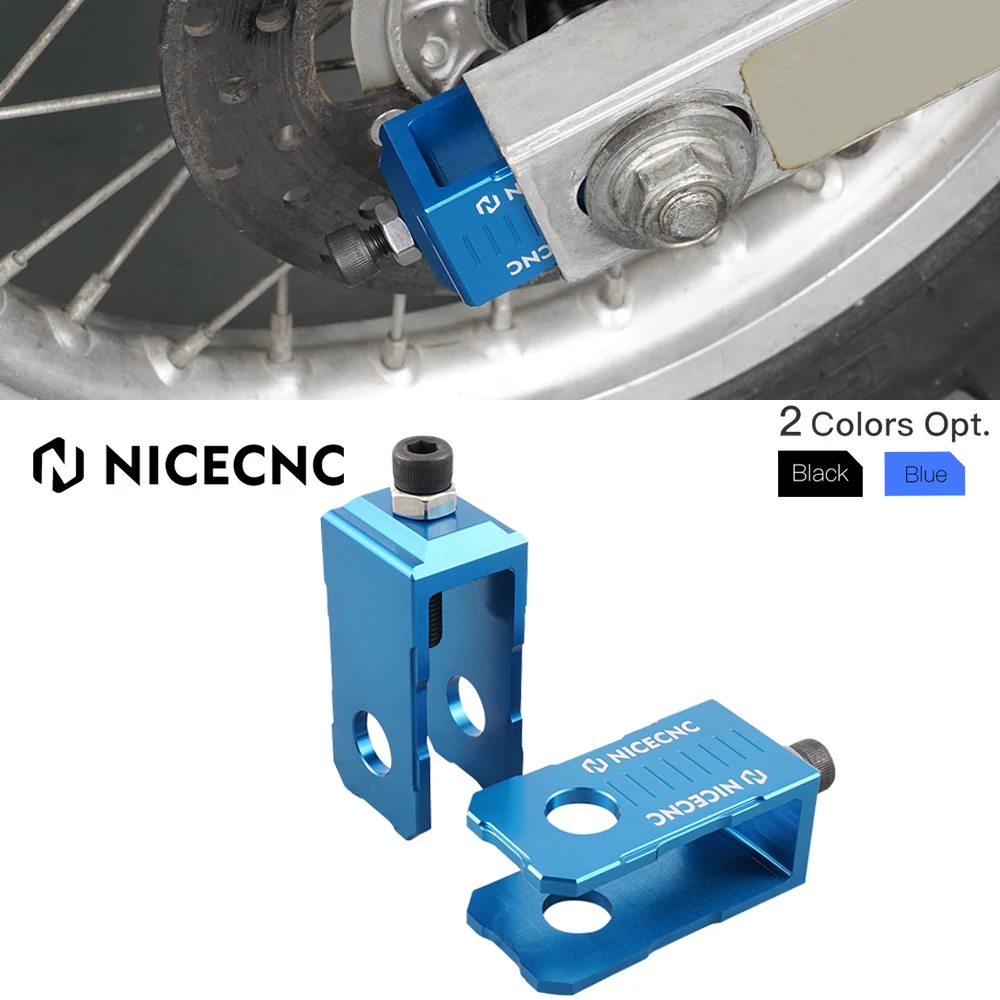 NiceCNCMotorcycleRearChainAdjusterAxleBlocksForYamahaYZ8085