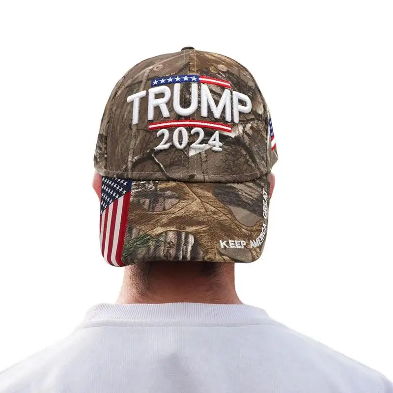 

U.S. 2024 Trump Presidential Election Cap Baseball Cap Adjustable Snap Cotton Sports Hat