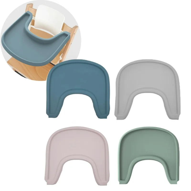 Growth Chair Dinin Plate Babies Dining Chair Table Plate Mat Cushion Pad for Dinning Silicone High Chair Tray Children Dinin Mat