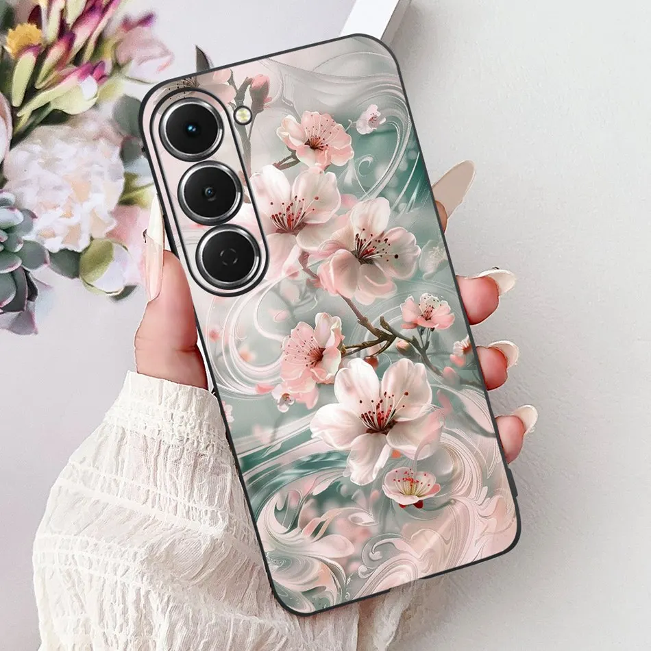 Elegant Floral Butterfly Phone Case - Soft Silicone TPU Cover