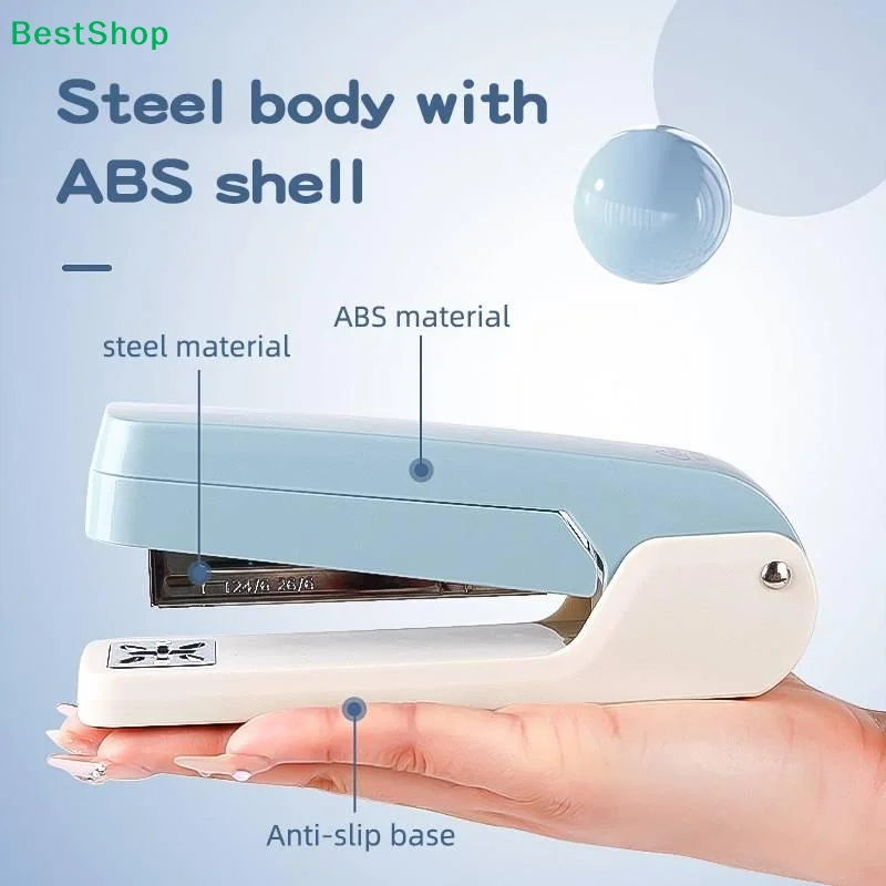 ☏ 360도 회전 스테이플러, 헤비듀티 스테이플러, 간편한 장지용 회전 스테이플러, 24/6 스테이플 호환