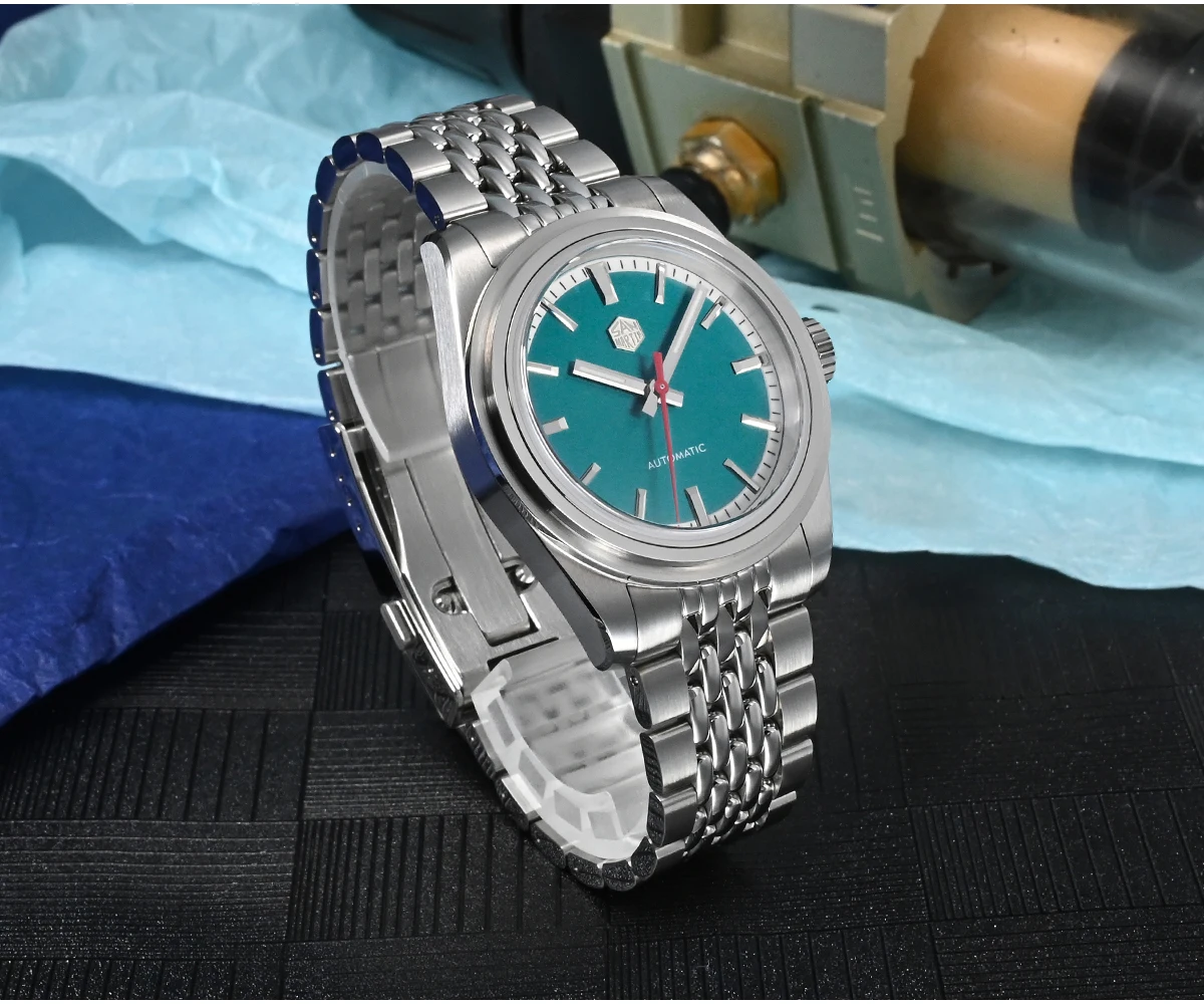 *Winter Sale* New Arrival San Martin Men Watch 37mm Fashion Sports Watches NH35 Automatic Luminous Reloj SN0106-G3 