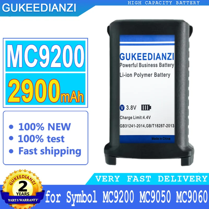 

2900mAh GUKEEDIANZI Battery for Motorola Symbol MC9200 MC9000-G/K Series MC9050 MC9060 MC9090 MC9190 MC92N0 Barcode Bateria