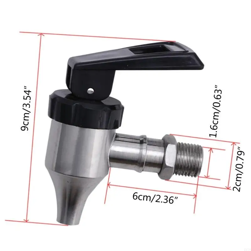 4X7A Metal Drink Dispenser Wine Barrel Spigot Water Tap Household Equipment for Father Grandfather Loving Drinking Lover Gift