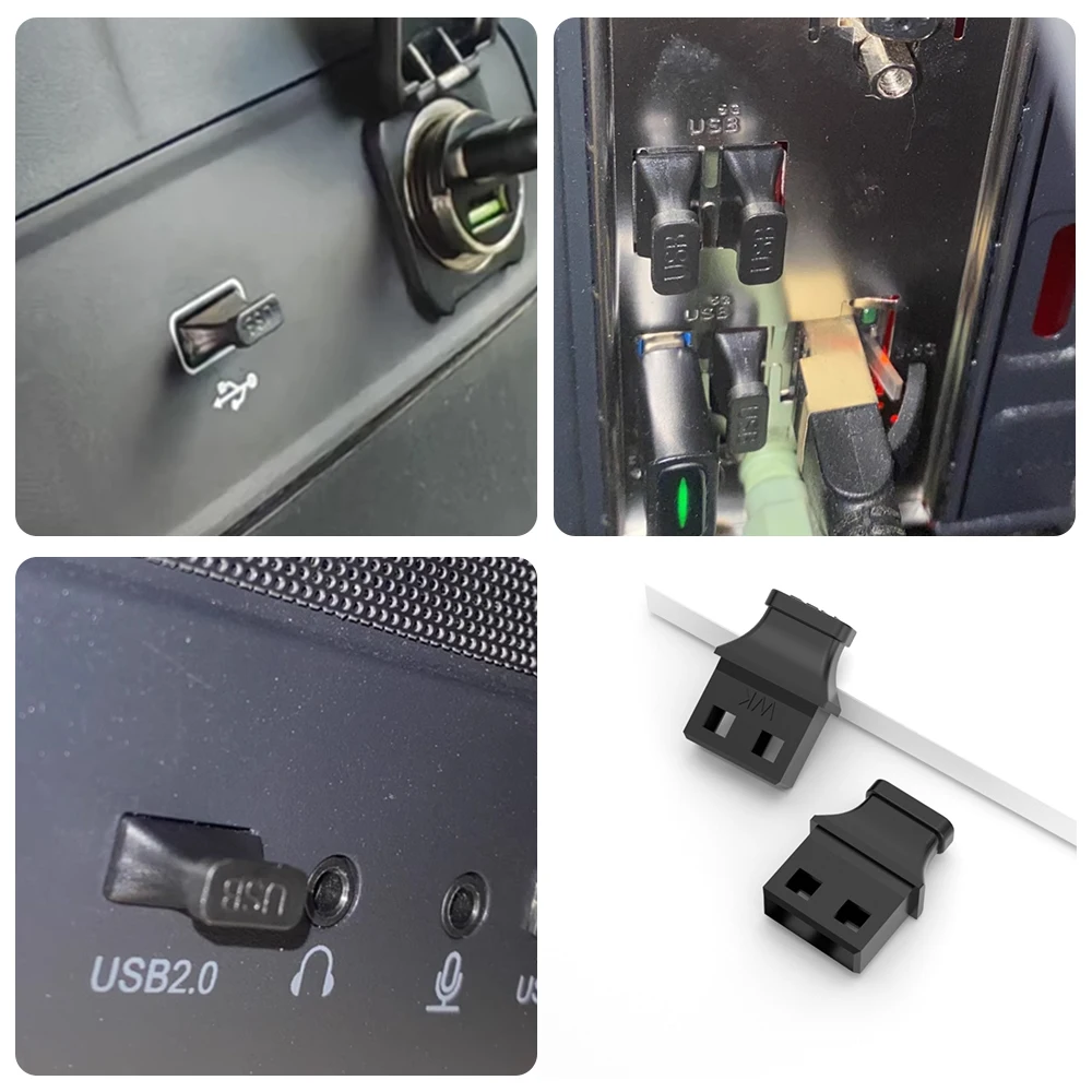 USB Port Plug with Handle Unused Interface Anti-dust Cover for Laptop Computer Notebook Power Bank Outdoor Cycle USB Socket Cap