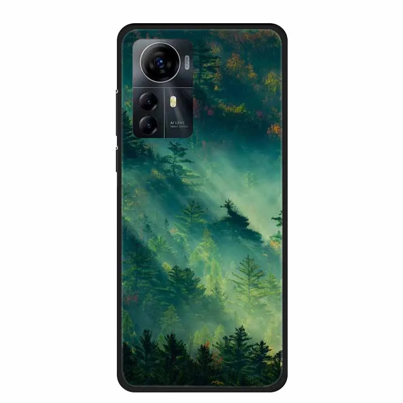 Enhanced Silicone TPU Landscape Protector Case