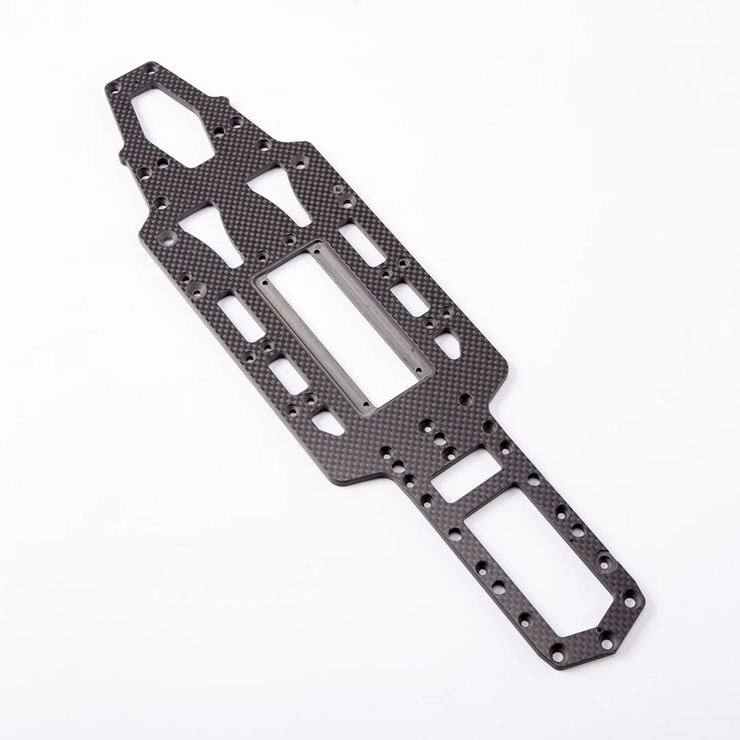 New 1/10 RC Crawler TRX4 Bronco Defender Upgraded Carbon Fiber Chassis Frame Girder Kit, RC Car Spare Parts